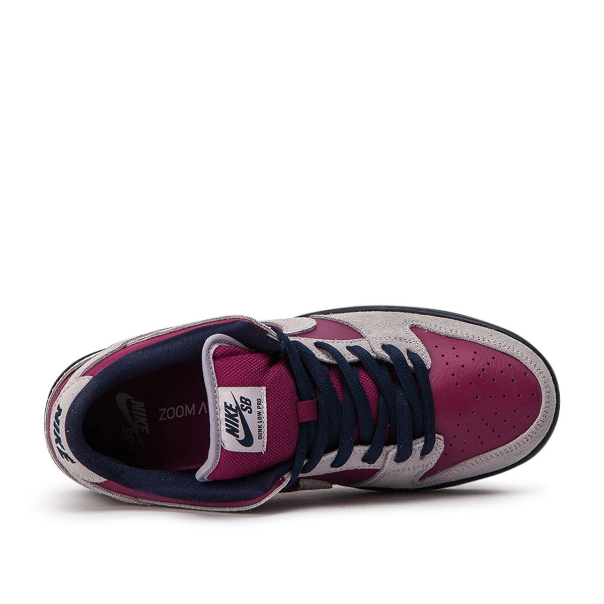 Nike SB Dunk Low Pro (Burgundy / Grau)  - Allike Store