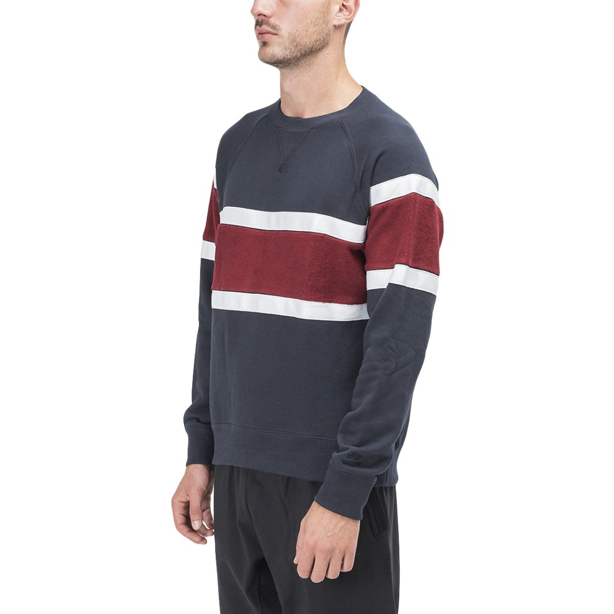 Nike sb everett stripe crewneck sweatshirt best sale