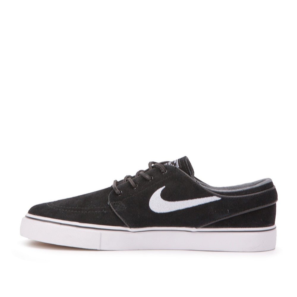 Nike sb stefan janoski black sale and white