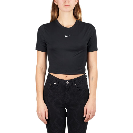 Nike W NSW ESSNTL TEE SLIM CRP (Schwarz)  - Allike Store