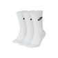 Nike Sportswear Everyday Essential Crew Socks 3-Pack (Weiß / Schwarz)  - Allike Store