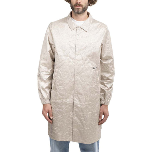 Nike Sportswear Style Essentials Men's Long Coaches Jacket (Beige)  - Allike Store