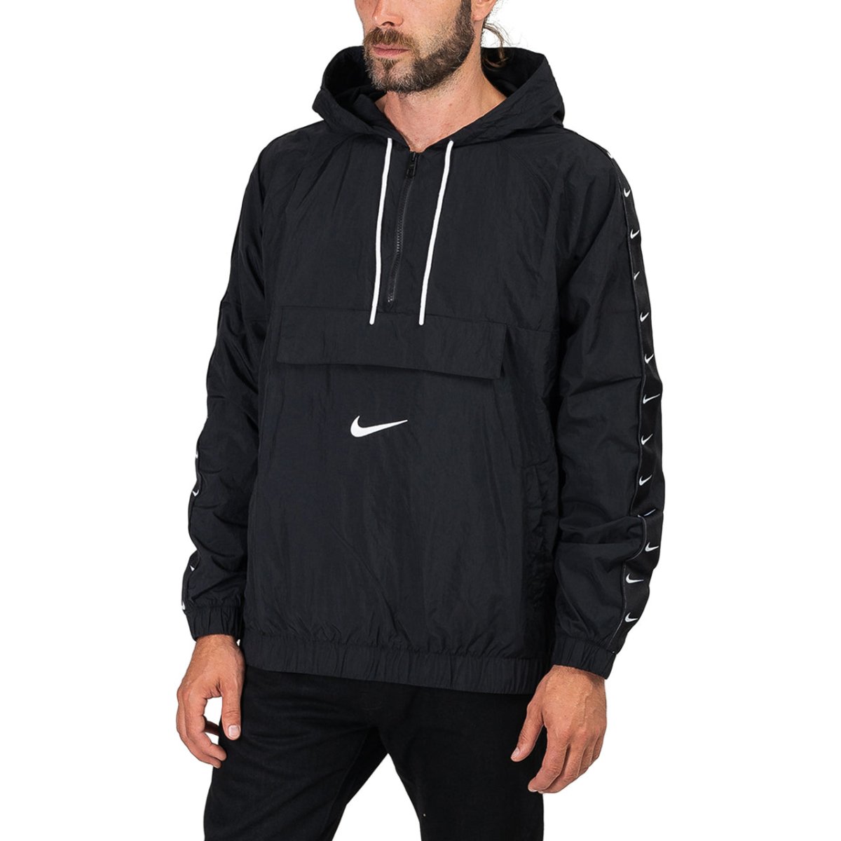 Nike Sportswear Swoosh Woven Jacket (Schwarz)  - Allike Store