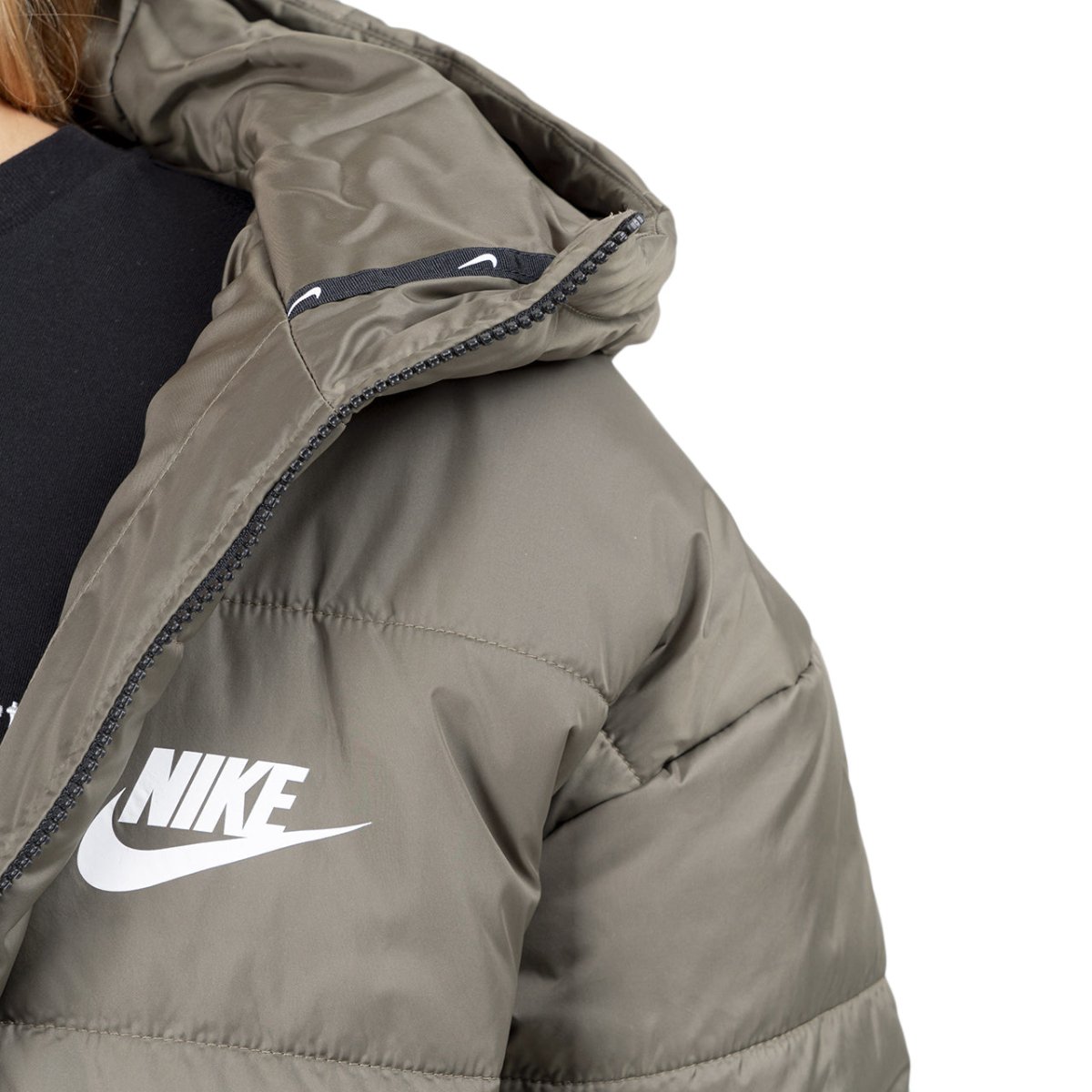 Nike Sherpa Puffer Jacket Women's XL Therma Fit Down Fill DM9260-010 New |  eBay
