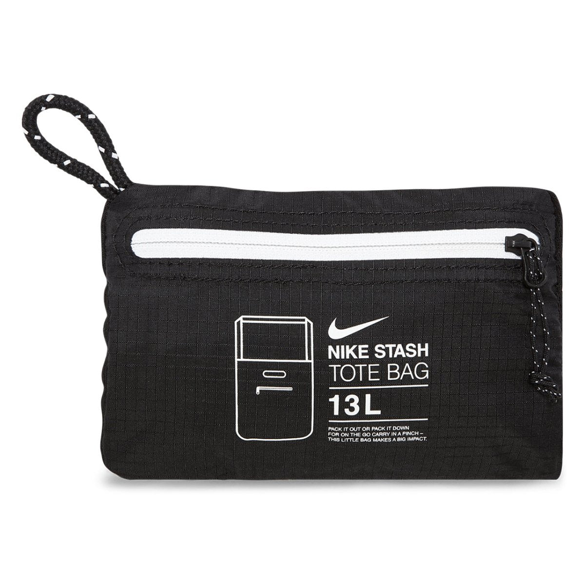 Nike Stash Tote Bag (Schwarz / Weiß)  - Allike Store