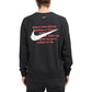 Nike Swoosh French Terry Crewneck (Schwarz)  - Allike Store