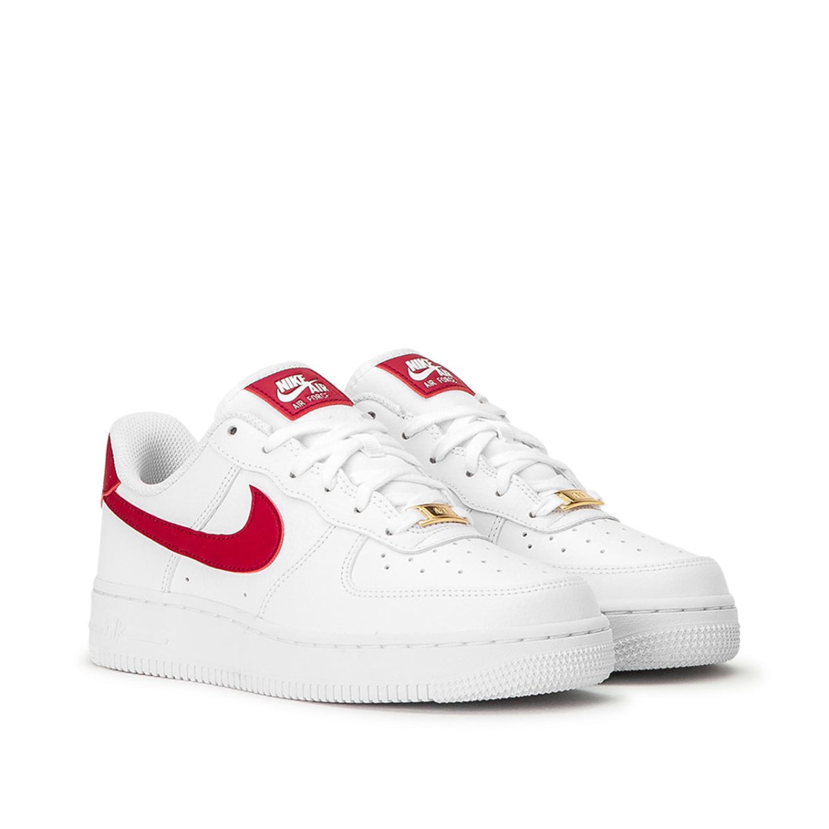 Nike WMNS Air Force 1 ´07 Low (Weiß / Rot)  - Allike Store