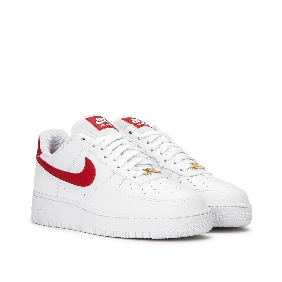 Nike WMNS Air Force 1 '07 (Weiss / Rot)  - Allike Store