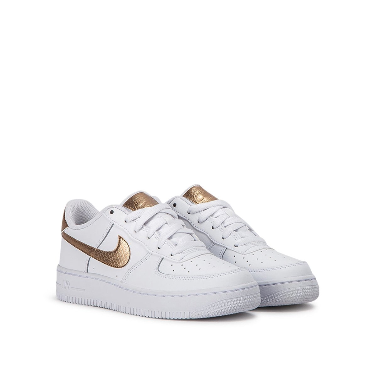 Nike WMNS Air Force 1 EP GS (Weiß / Bronze)  - Allike Store