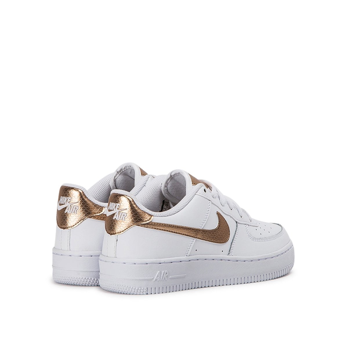 Nike WMNS Air Force 1 EP GS (Weiß / Bronze)  - Allike Store