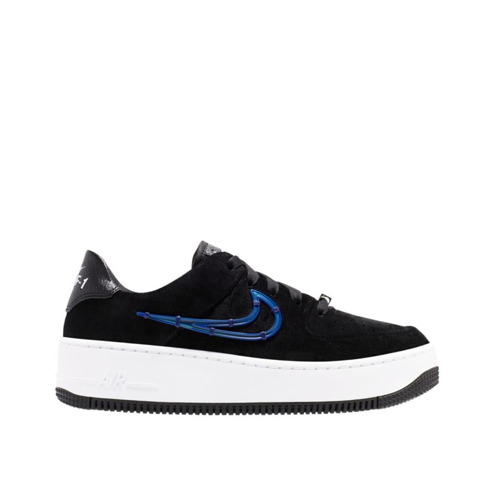 Nike WMNS Air Force 1 Sage Low LX (Schwarz / Weiß / Blau)  - Allike Store