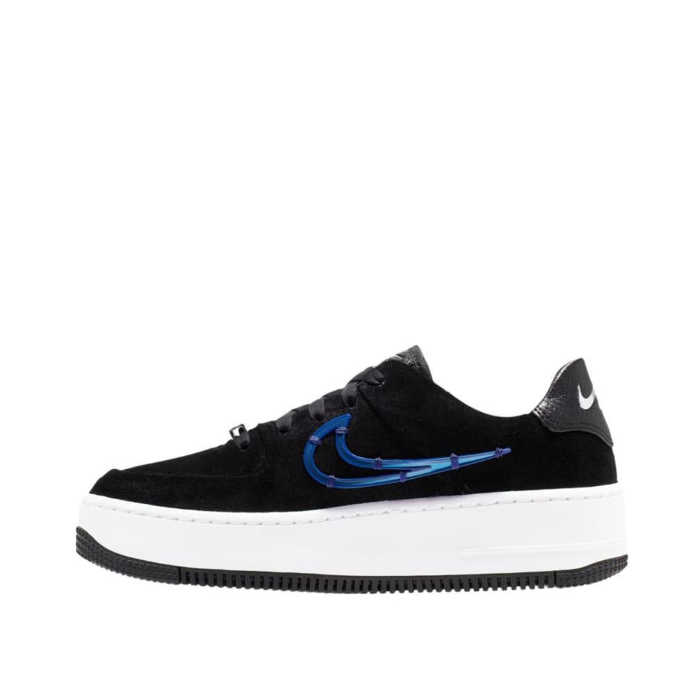 Nike WMNS Air Force 1 Sage Low LX (Schwarz / Weiß / Blau)  - Allike Store