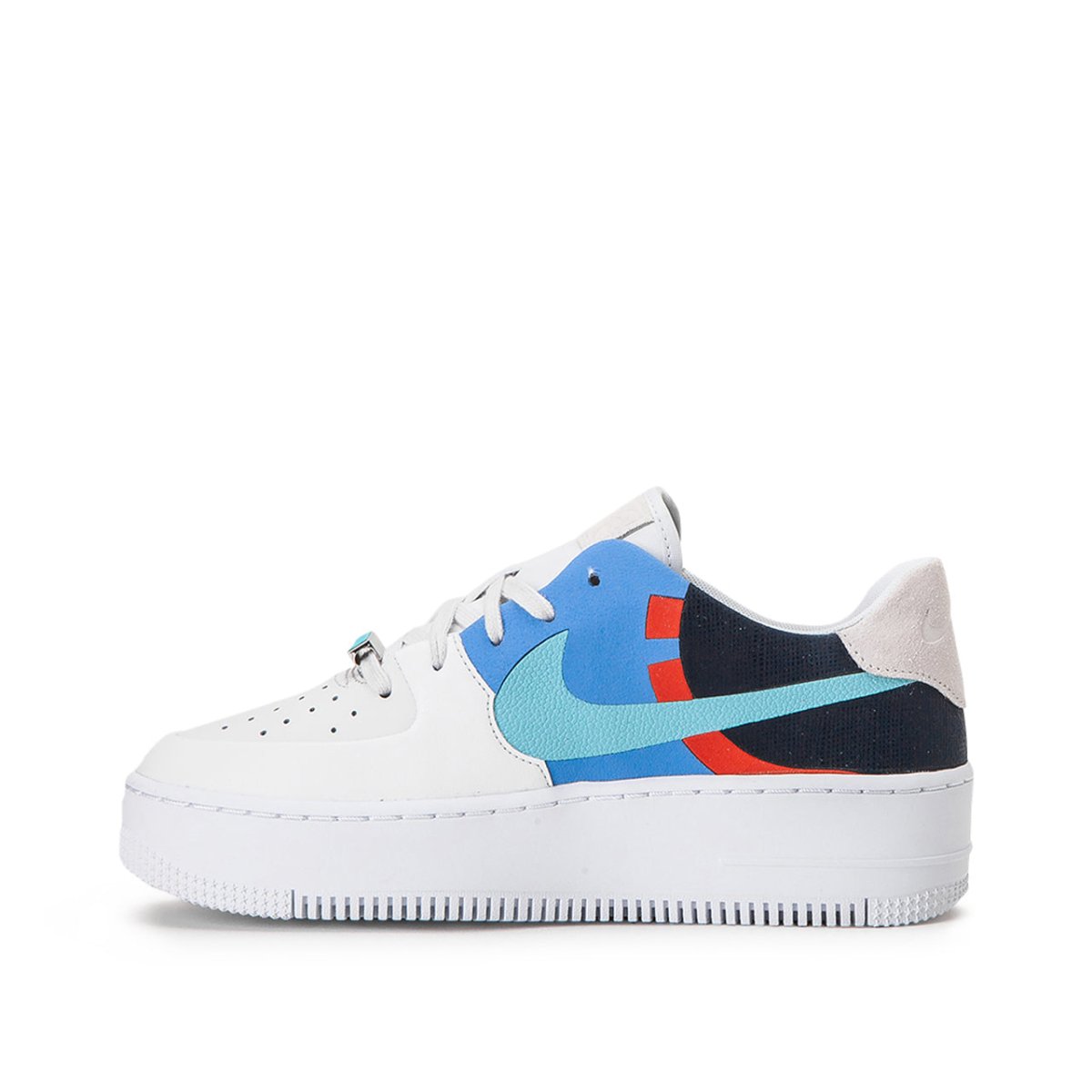 Nike WMNS Air Force 1 Sage Low LX (Weiß / Blau / Navy)  - Allike Store