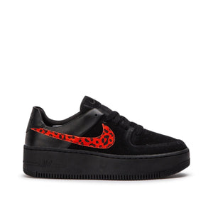 Nike WMNS Air Force 1 Sage Low Premium ''Black Leopard'' (Schwarz)  - Allike Store