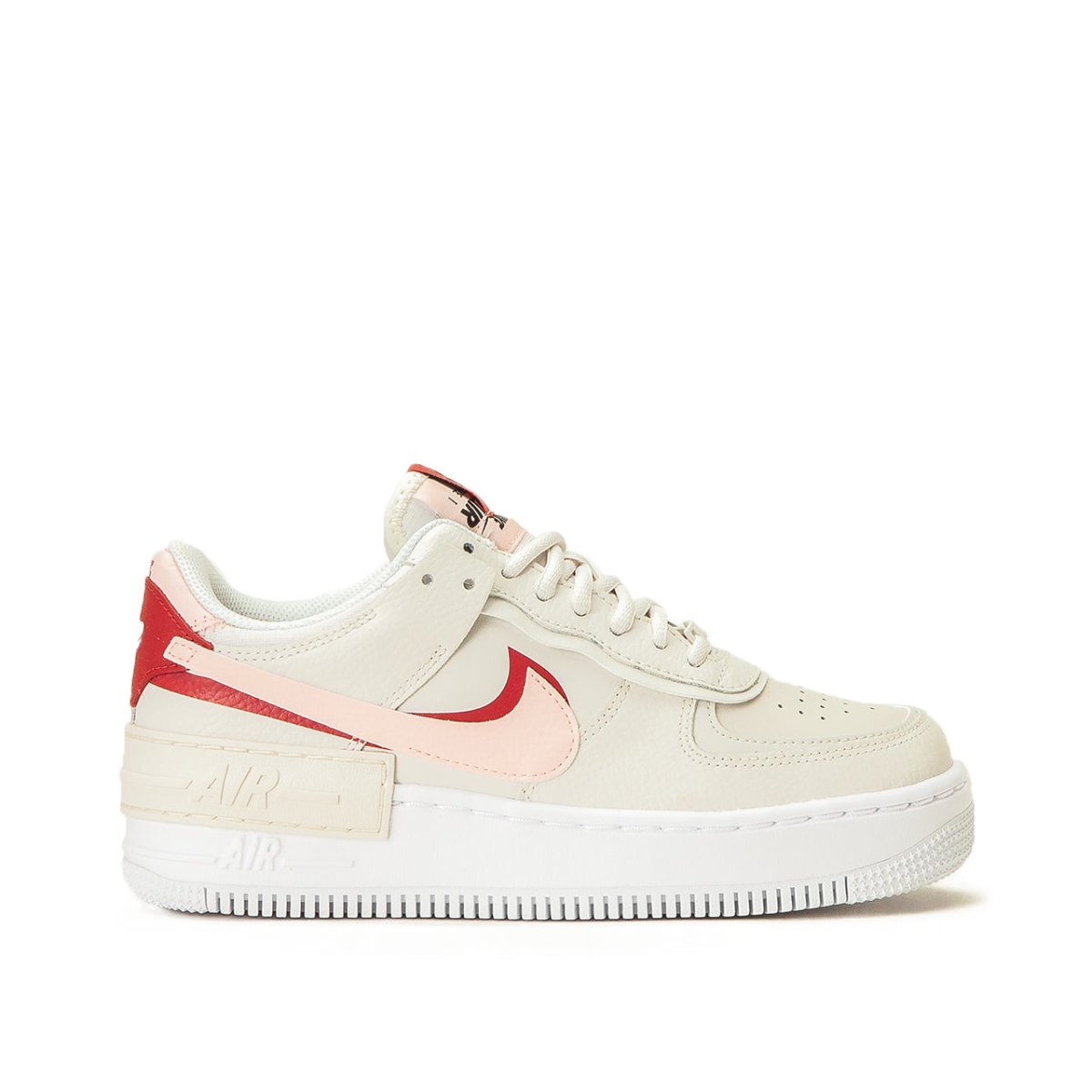 Nike WMNS Air Force 1 'Shadow' (Weiß / Rot)  - Allike Store