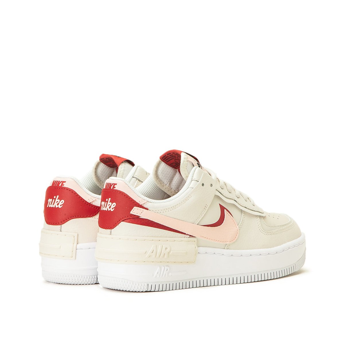 Nike WMNS Air Force 1 'Shadow' (Weiß / Rot)  - Allike Store