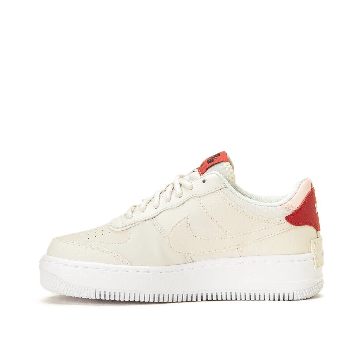 Nike WMNS Air Force 1 'Shadow' (Weiß / Rot)  - Allike Store