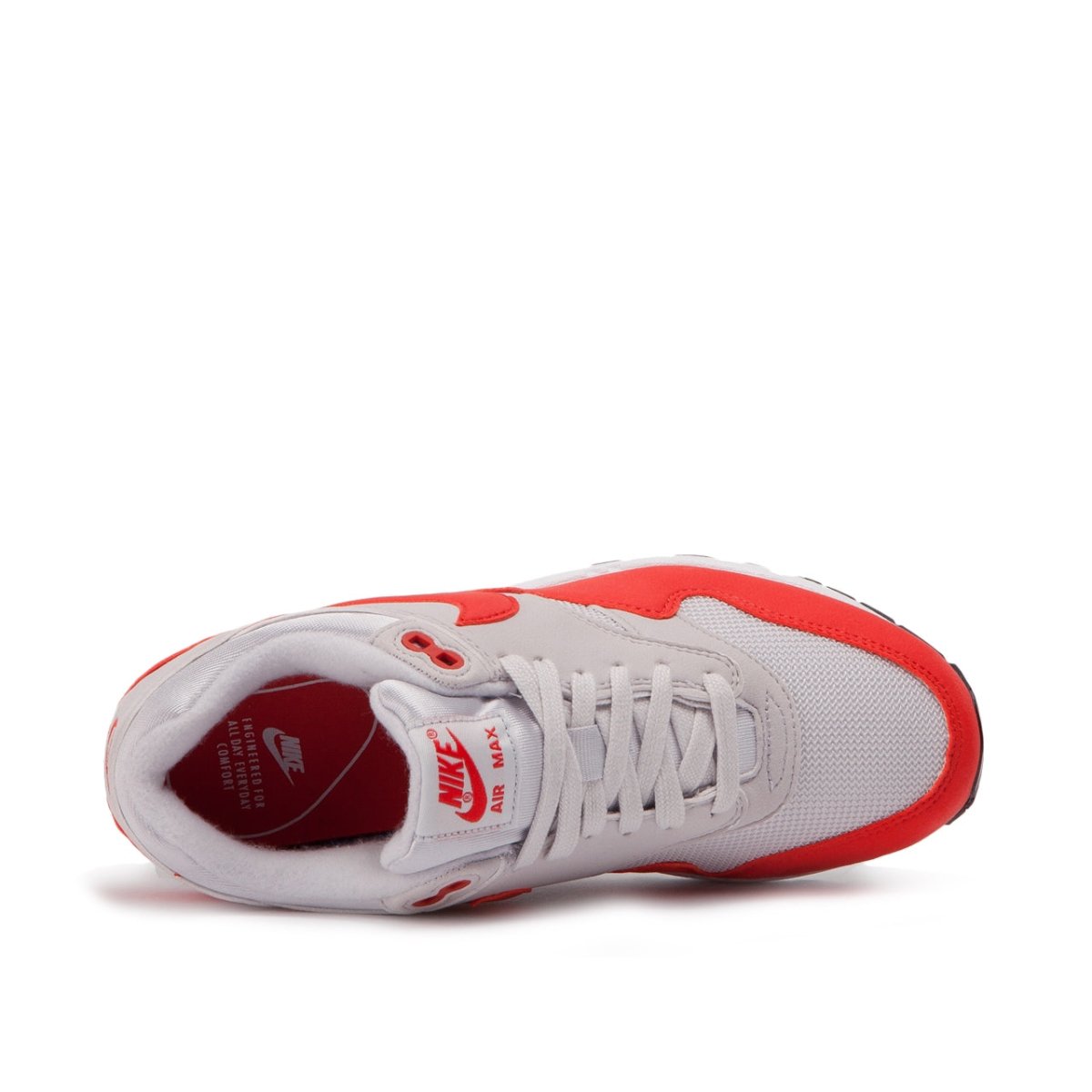 Nike WMNS Air Max 1 (Hellgrau / Rot)  - Allike Store