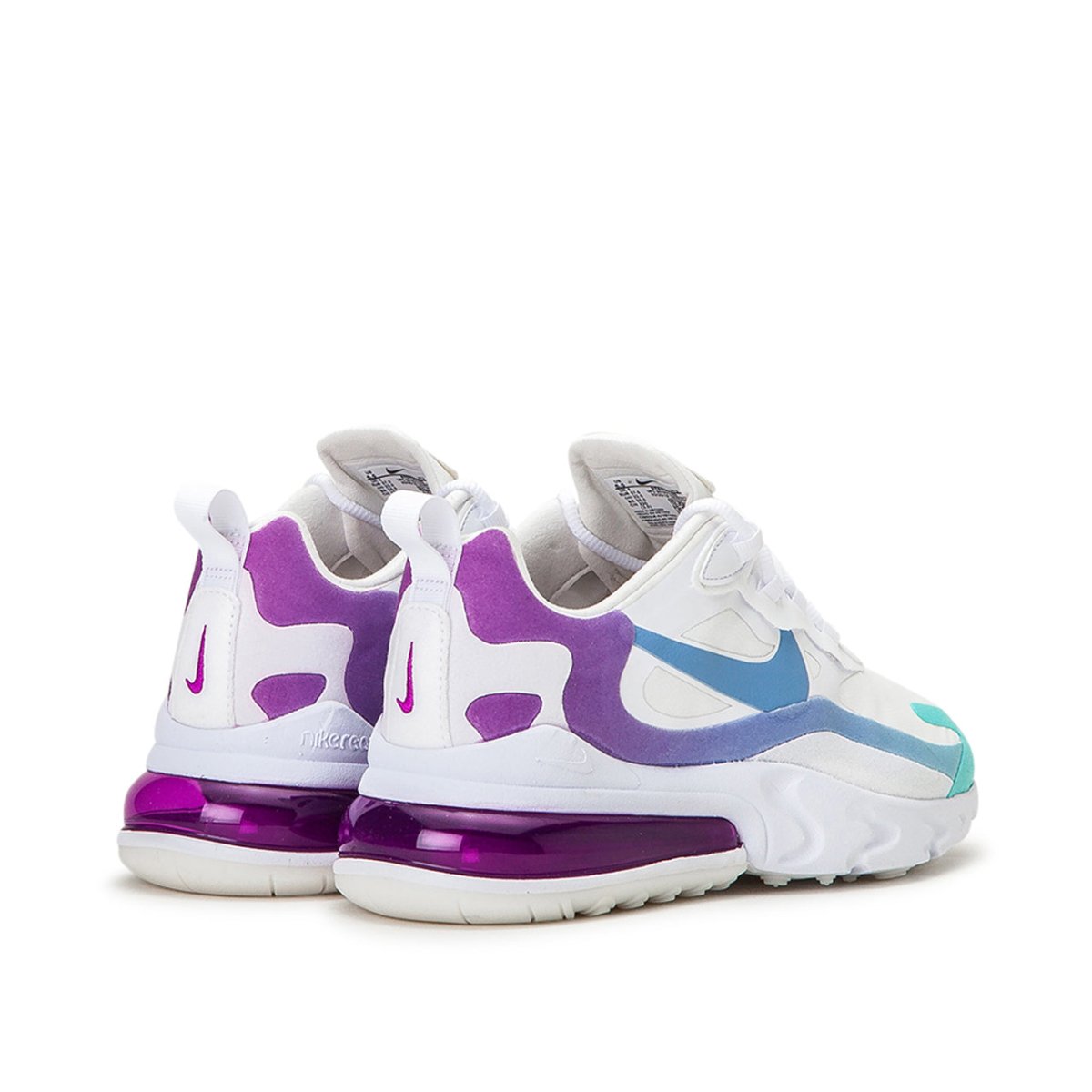 Nike WMNS Air Max 270 React (Weiss / Blau / Lila)  - Allike Store