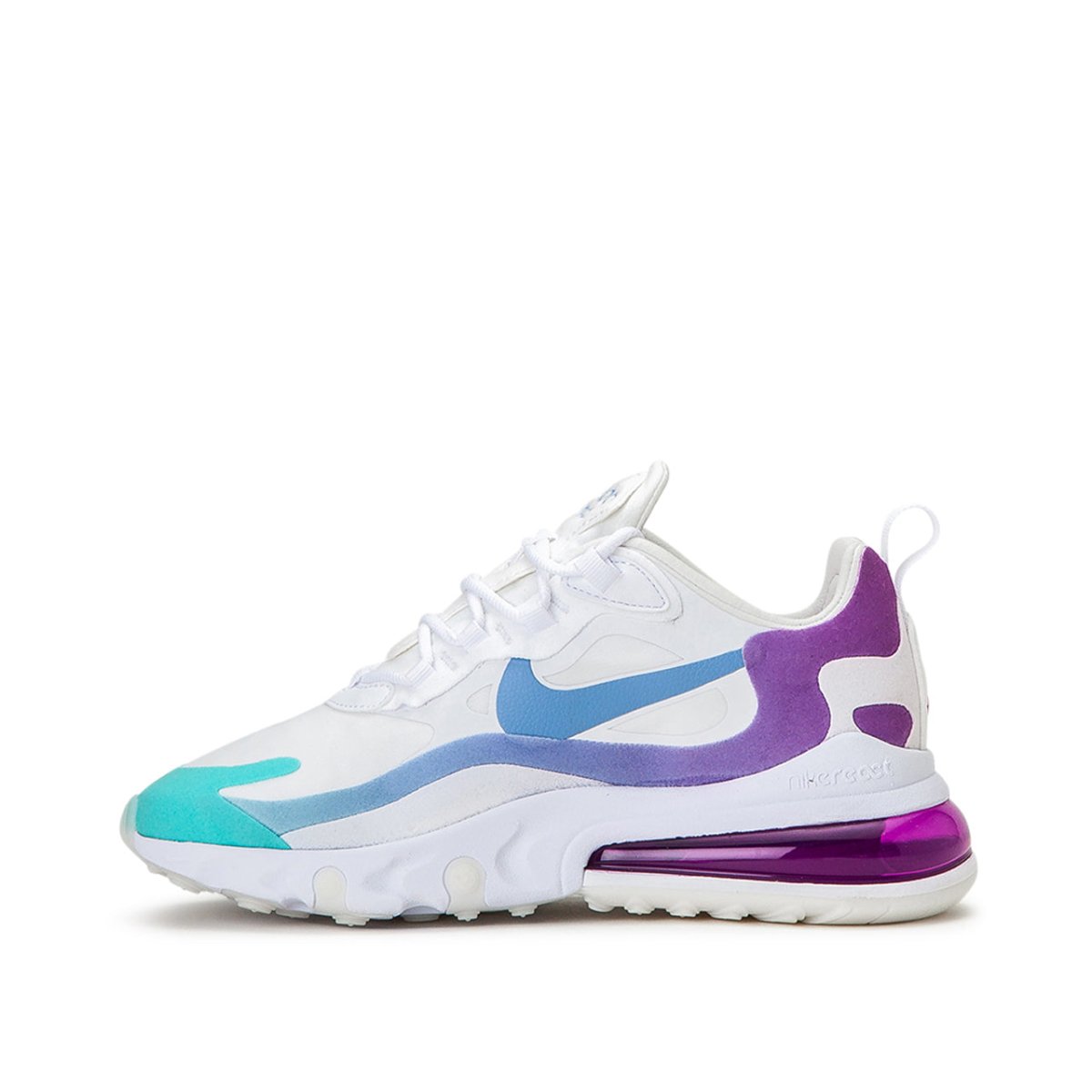 Nike WMNS Air Max 270 React (Weiss / Blau / Lila)  - Allike Store