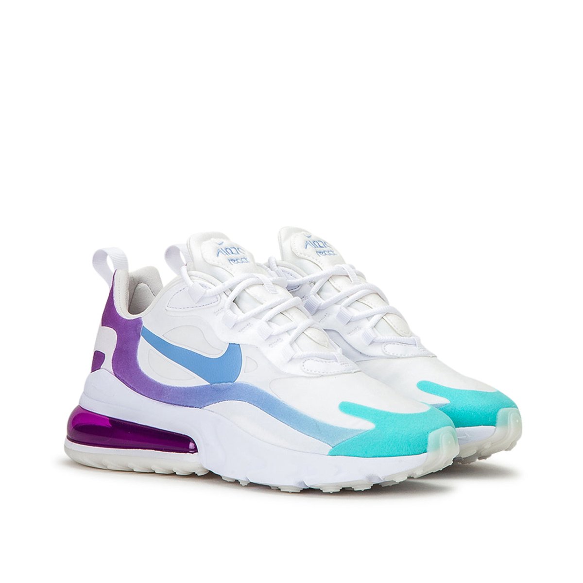 Nike WMNS Air Max 270 React (Weiss / Blau / Lila)  - Allike Store