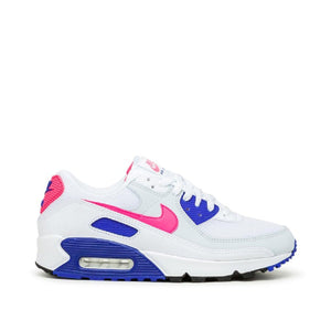 Nike WMNS Air Max 90 (Weiß / Grau / Blau / Pink)  - Allike Store