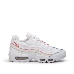 Nike WMNS Air Max 95 'Triple White' Colored Borders (Weiß)  - Allike Store