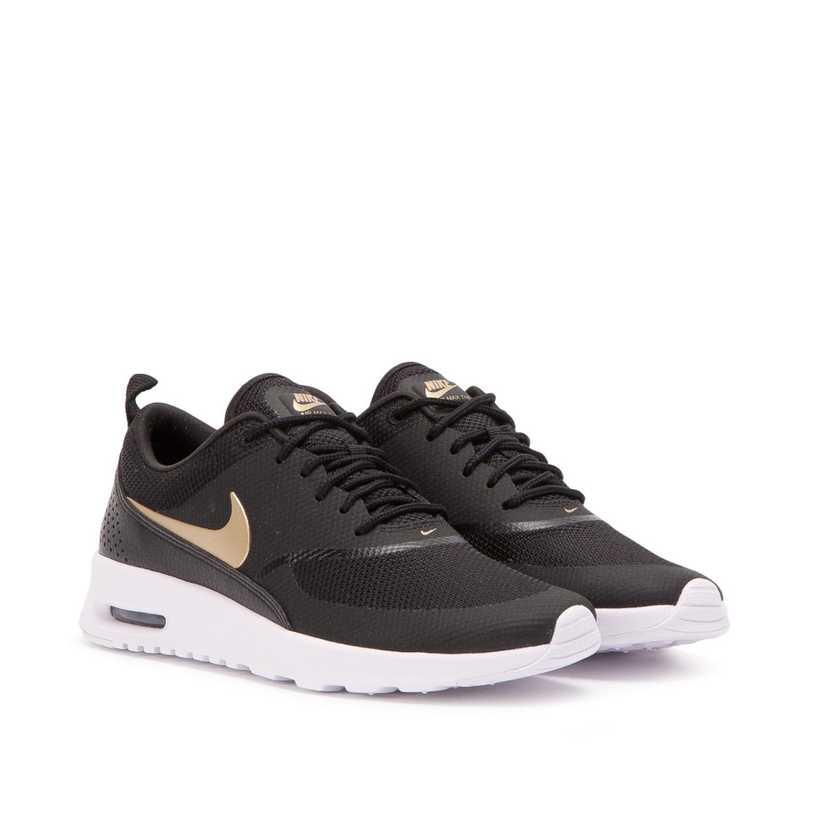 Nike air thea black and gold online