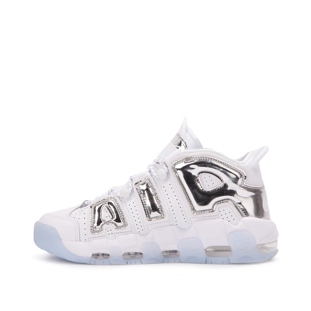 Nike WMNS Air More Uptempo (Weiß / Chrome)  - Allike Store