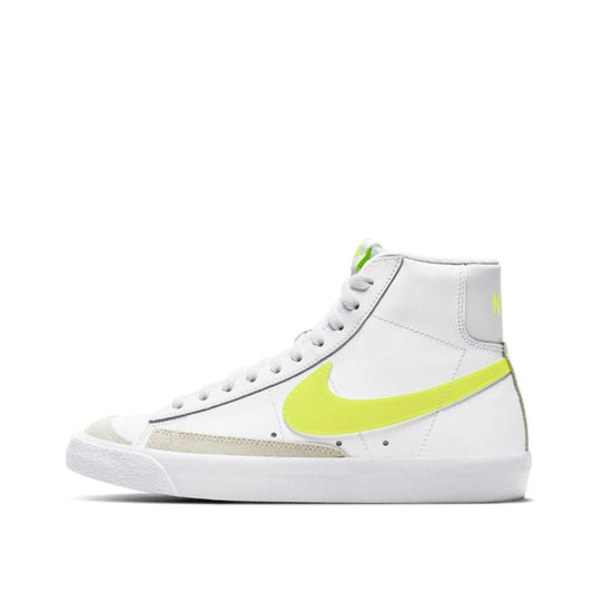 Nike WMNS Blazer Mid '77 (Weiß / Lime)  - Allike Store