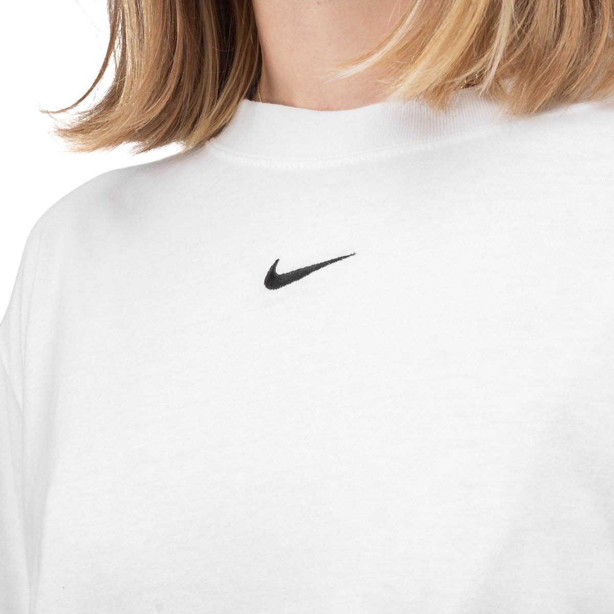 Nike WMNS Essential Short-Sleeve Top (Weiß)  - Allike Store