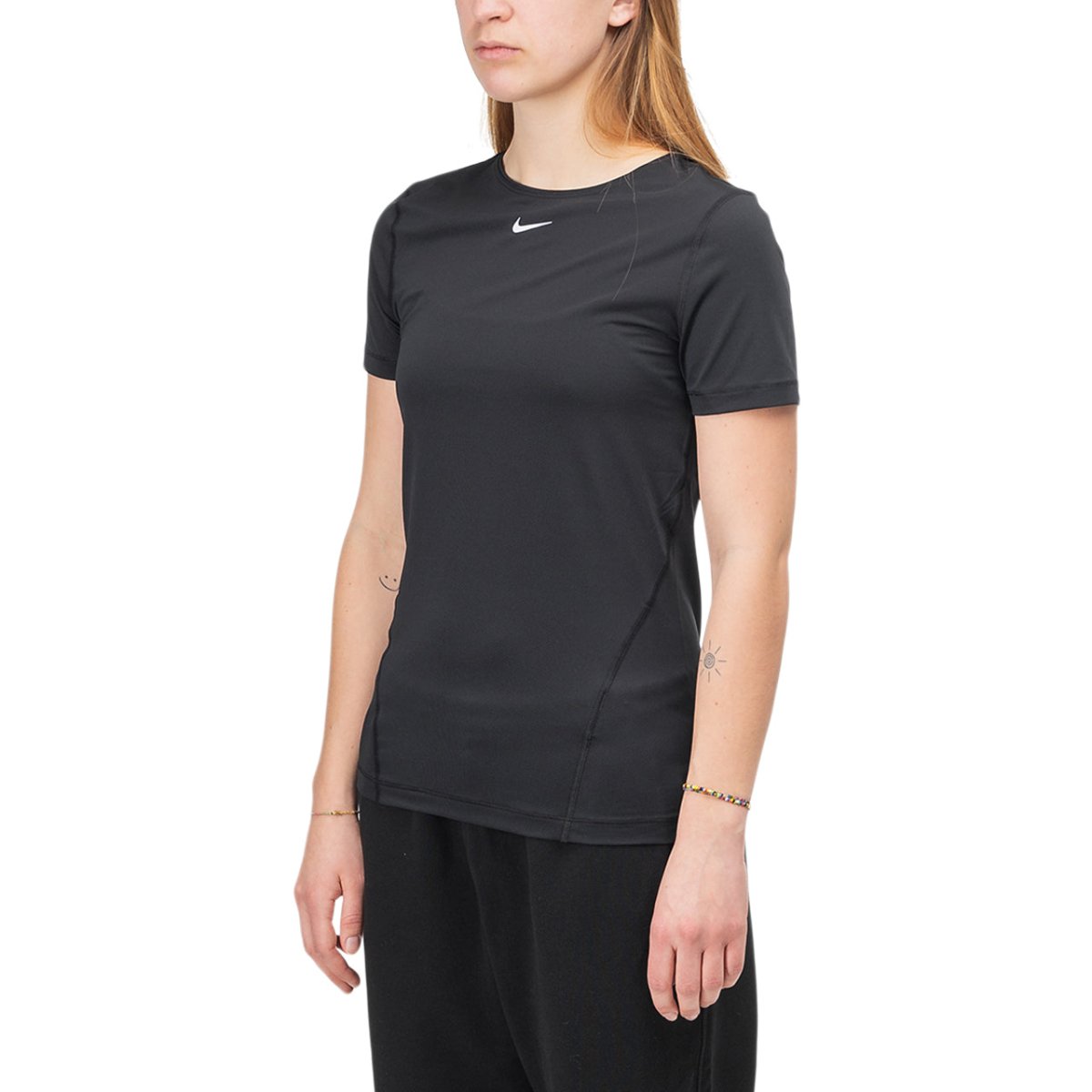 Nike WMNS Pro 365 Short-Sleeve Essential Top (Schwarz)  - Allike Store