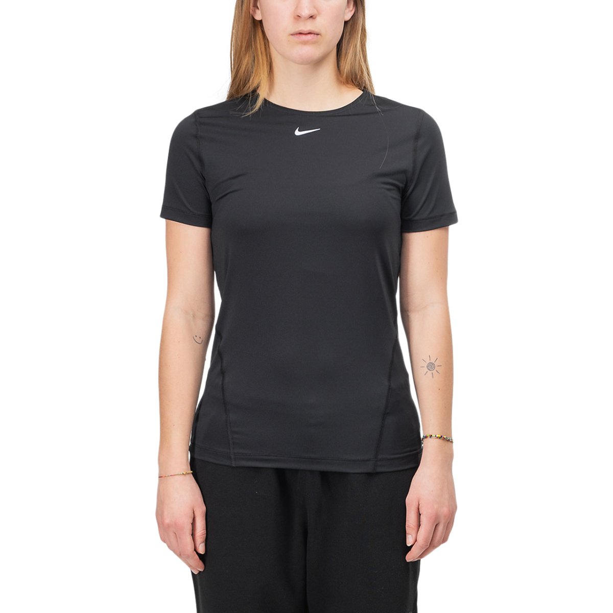 Nike WMNS Pro 365 Short-Sleeve Essential Top (Schwarz)  - Allike Store