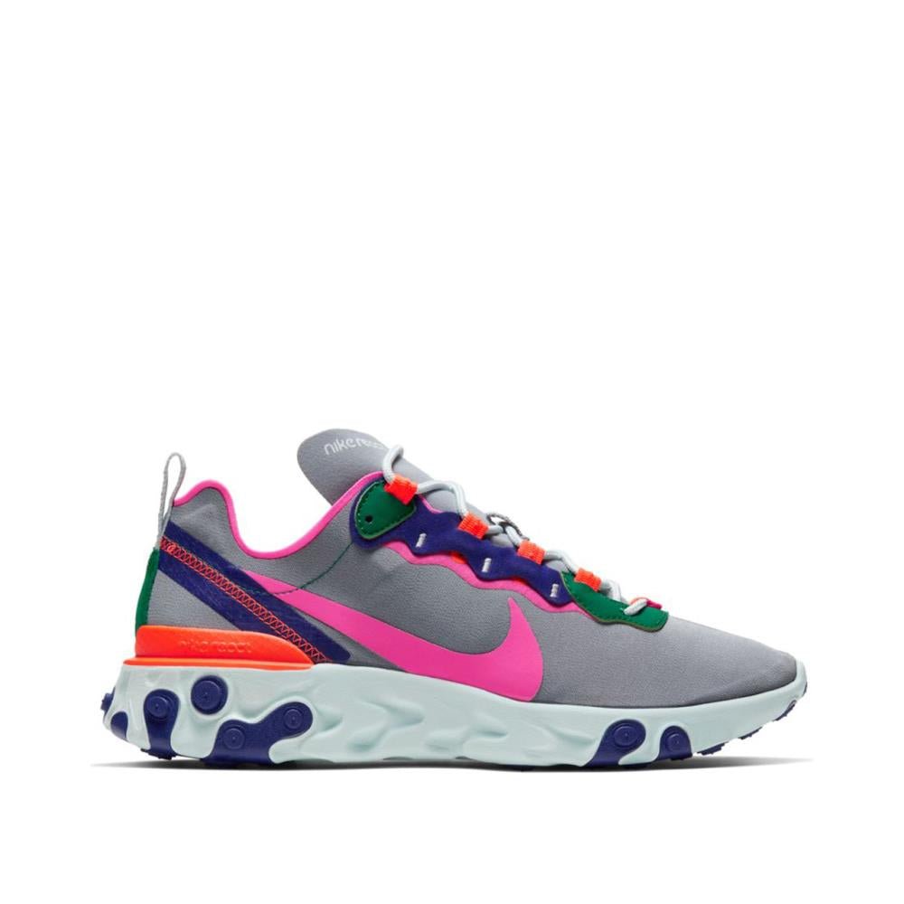 Nike WMNS React Element 55 (Grau / Fuchsia)  - Allike Store