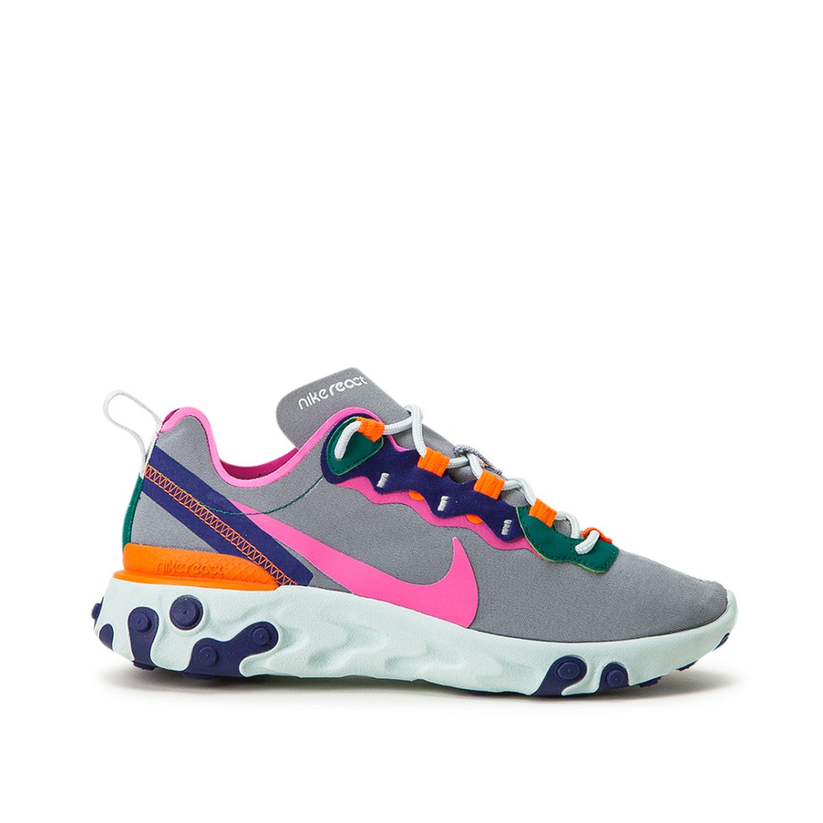 Nike WMNS React Element 55 (Grau / Fuchsia)  - Allike Store