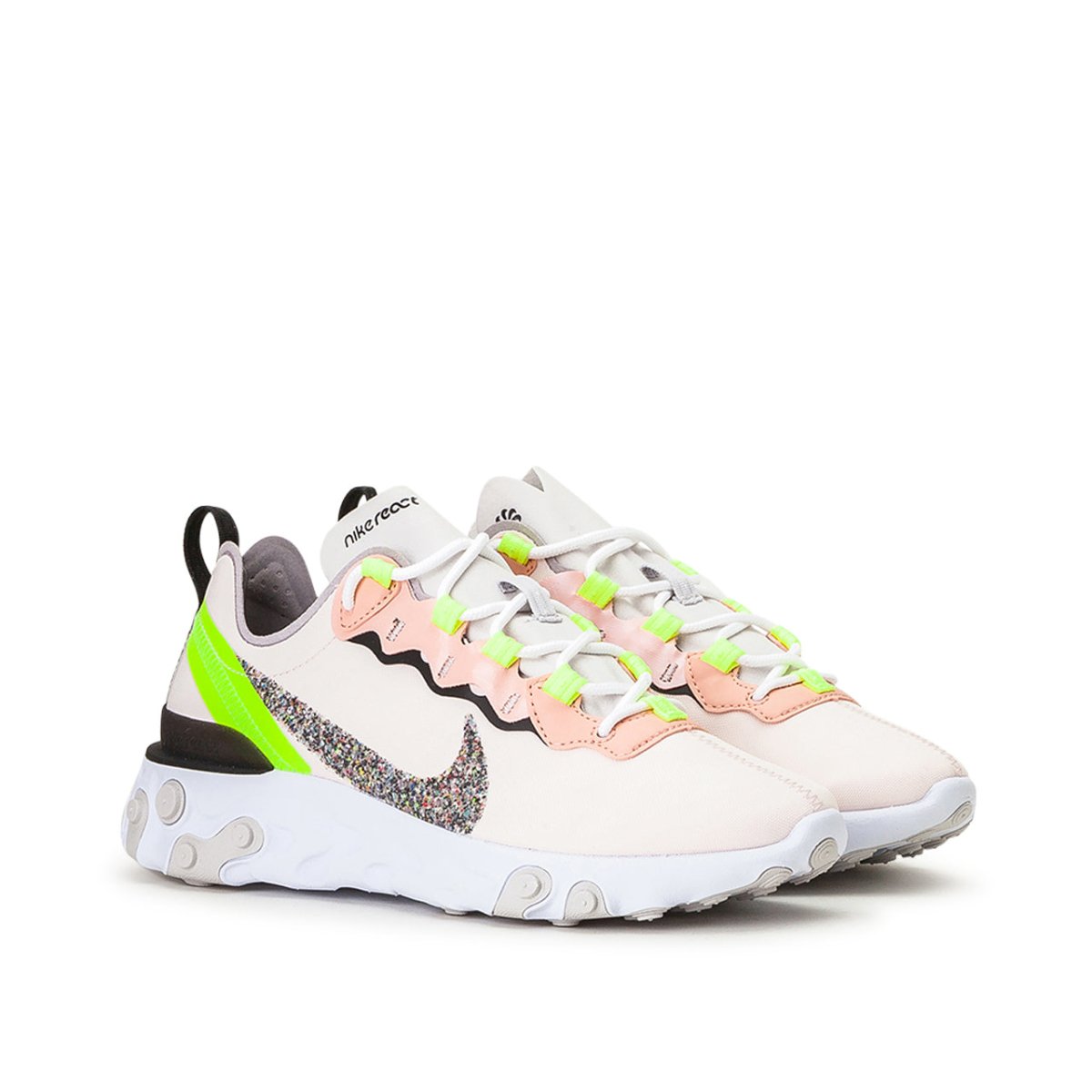 Nike WMNS React Element 55 Premium (Rosa / Gelb)  - Allike Store