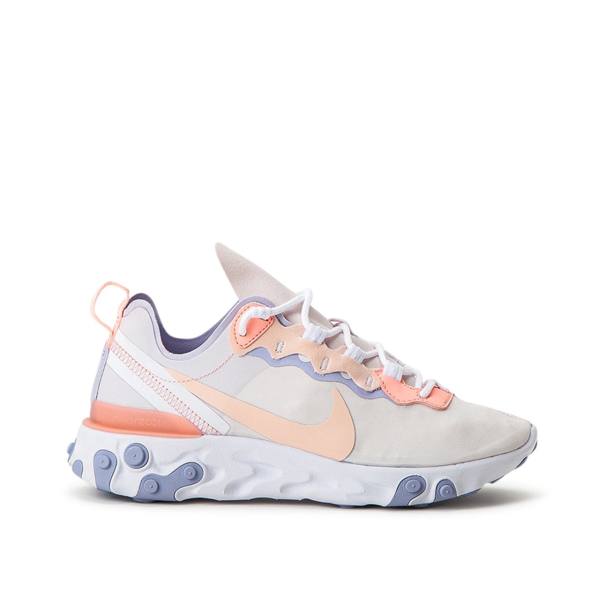 Nike WMNS React Element 55 (Weiß / Rosa)  - Allike Store