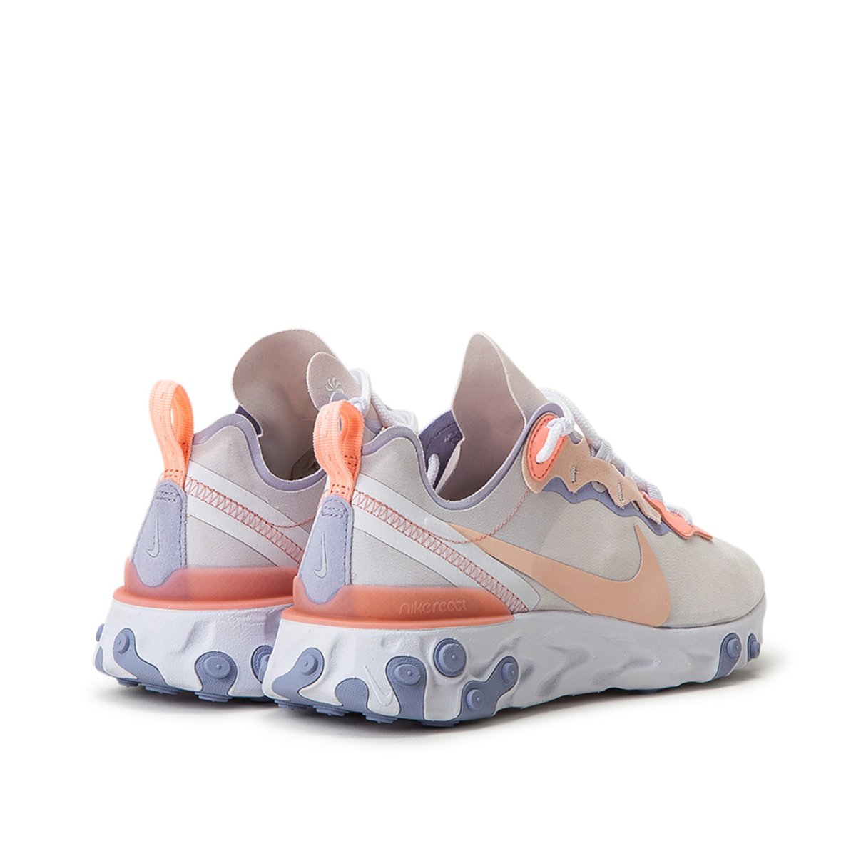 Nike WMNS React Element 55 (Weiß / Rosa)  - Allike Store