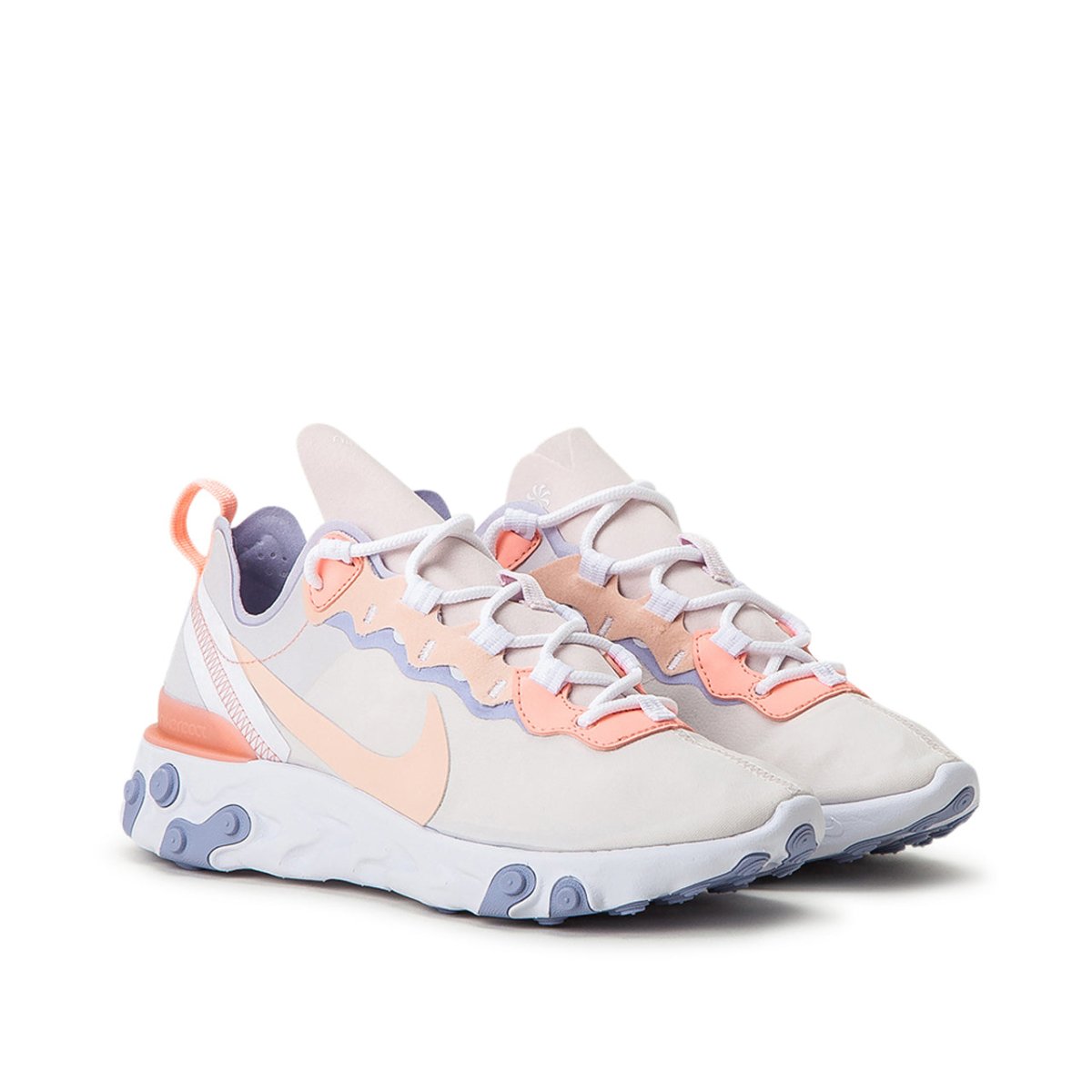 Nike WMNS React Element 55 (Weiß / Rosa)  - Allike Store