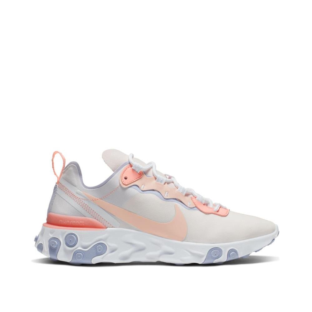 Nike WMNS React Element 55 (Weiß / Rosa)  - Allike Store