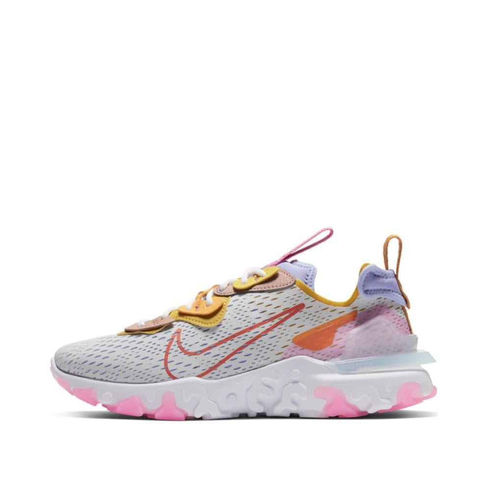 Nike WMNS React Vision (Grau / Pink / Gelb)  - Allike Store