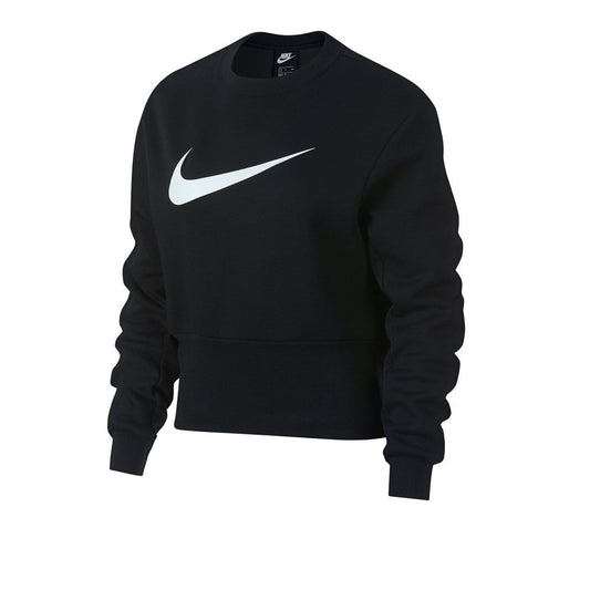 Nike WMNS Sportswear Swoosh Crewneck (Schwarz)  - Allike Store