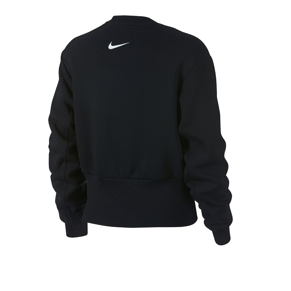 Nike WMNS Sportswear Swoosh Crewneck (Schwarz)  - Allike Store