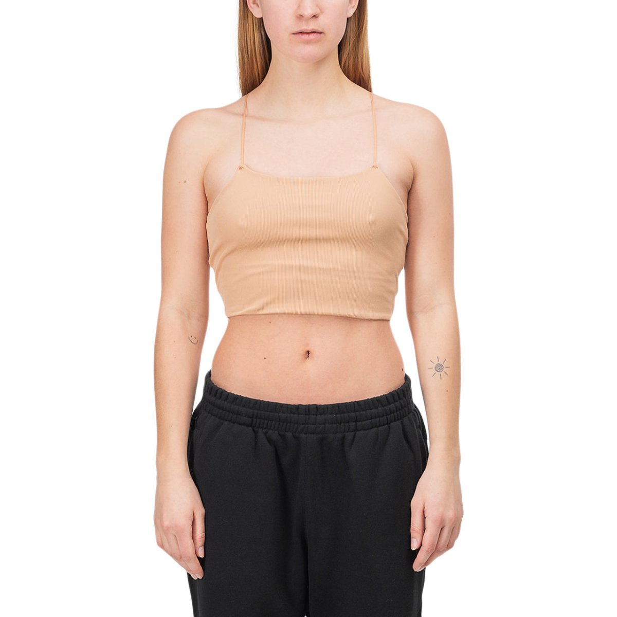 Nike WMNS Yoga Luxe Strappy Cami Top (Pfirsich)  - Allike Store