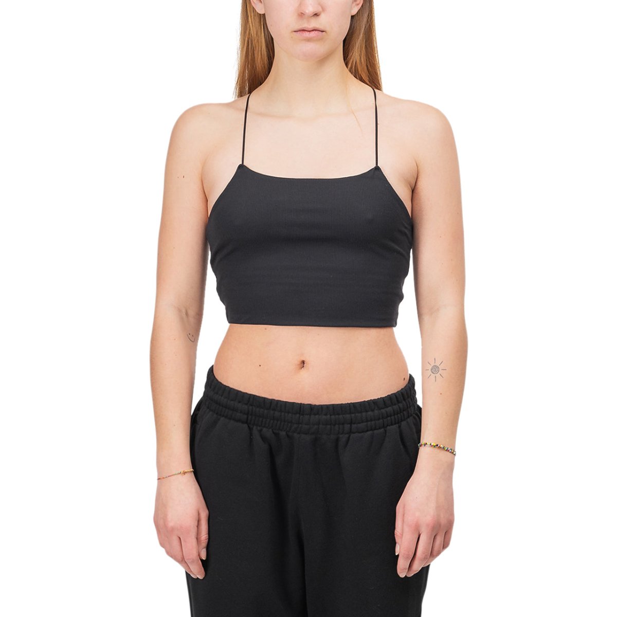 Nike WMNS Yoga Luxe Strappy Cami Top (Schwarz)  - Allike Store