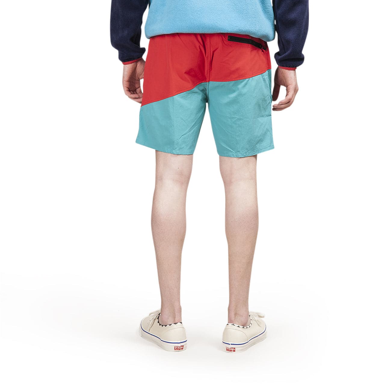 Aimé Leon Dore Color Blocked Hiking Shorts (Rot / Blau)  - Allike Store