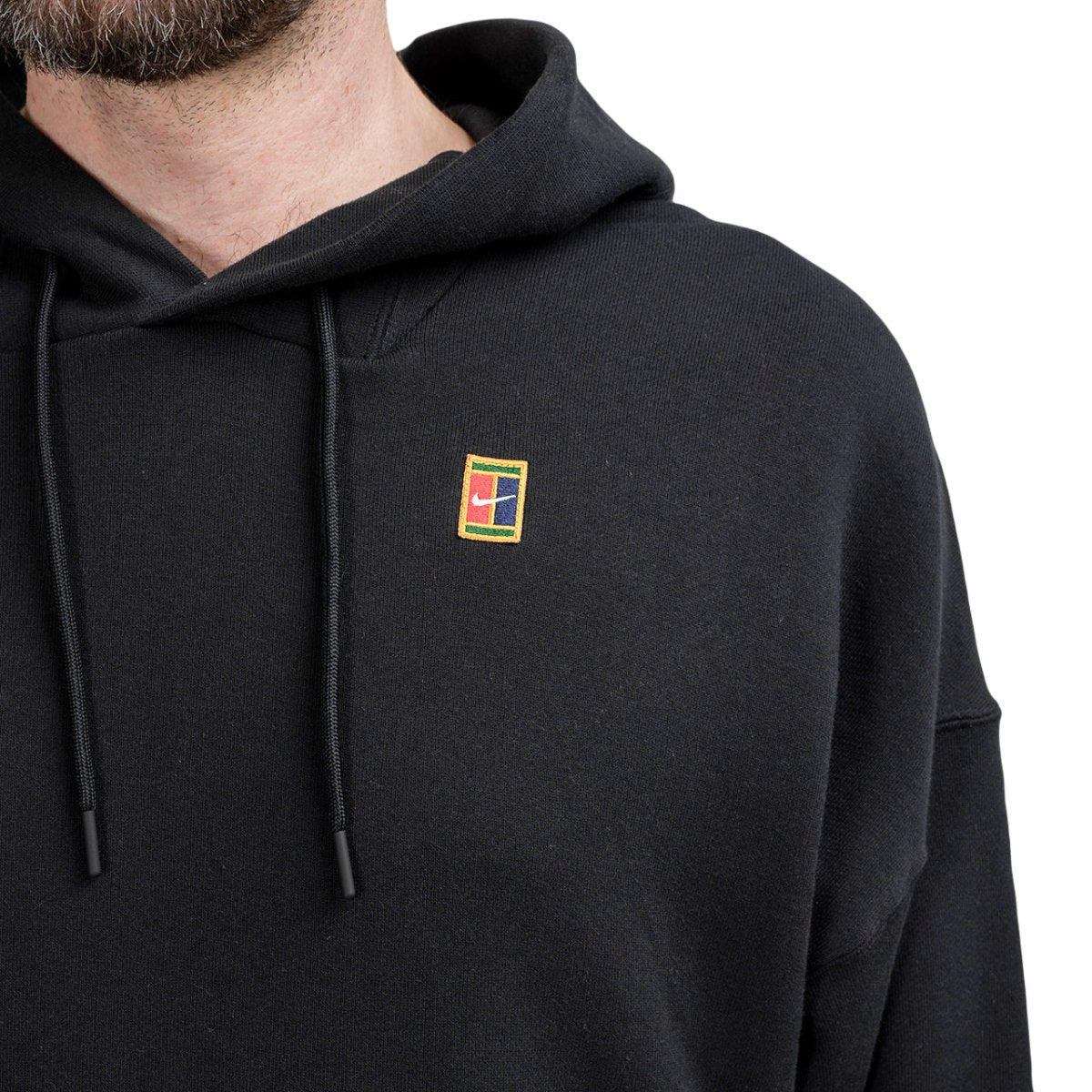 nike court heritage hoodie black