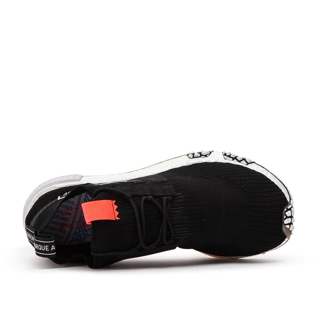 Nmd racer pk black white gum alpha type red Clearance