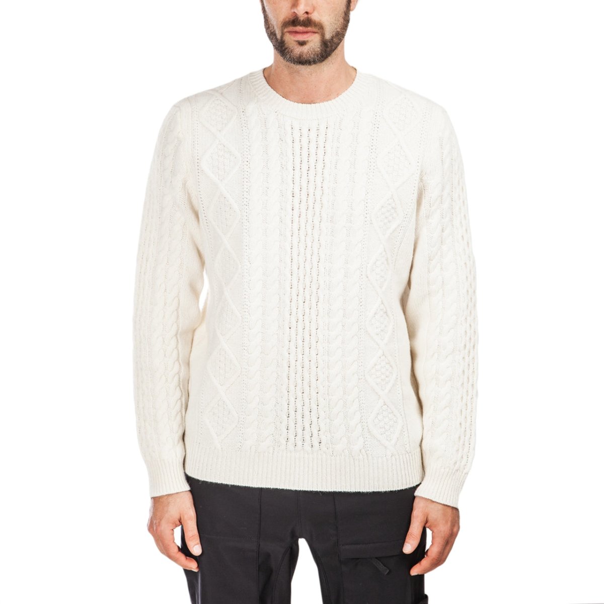 Norse Projects Arild Cable Knit (Beige)  - Allike Store