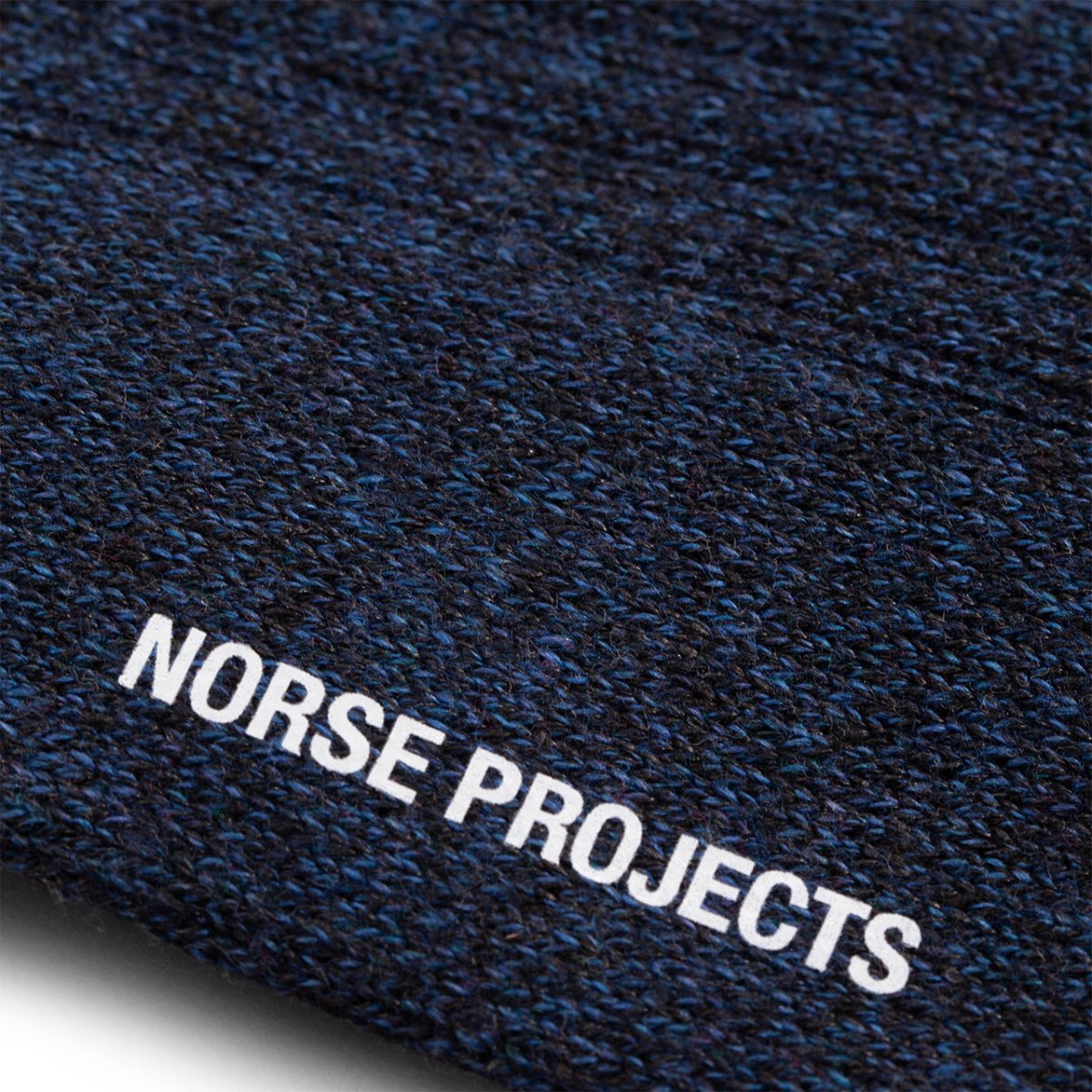 Norse Projects Bjarki Mouline Socks (Navy)  - Allike Store